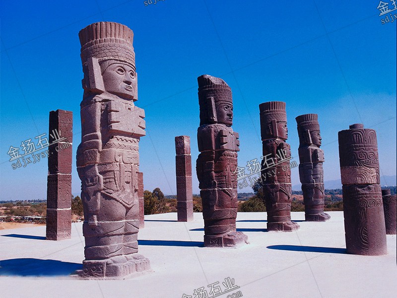 红砂岩文化柱