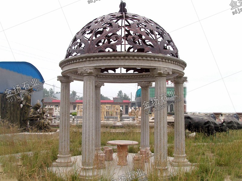 罗马柱欧式石凉亭雕塑