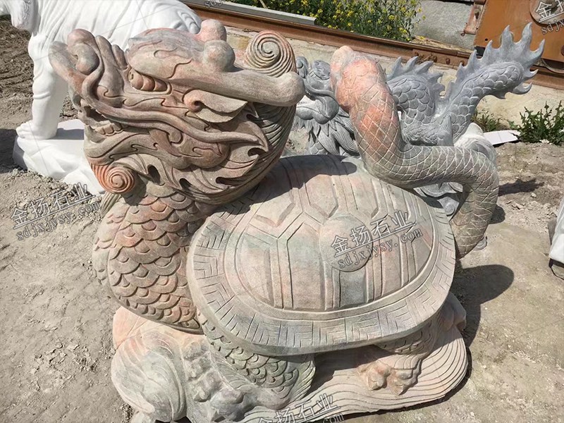 石雕龙龟雕塑