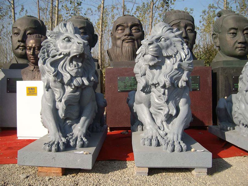 石雕狮子2雕塑